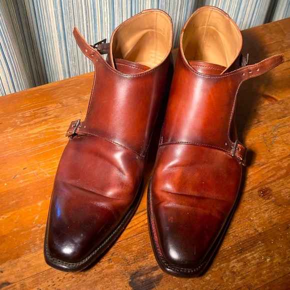 Carlos Santos Double Monk Strap Boots. UK9 - Picture 2 of 12